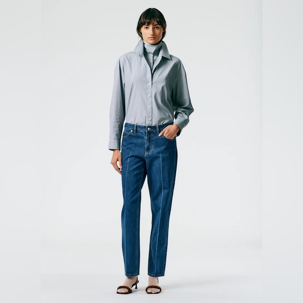 Tibi Elfie blue medium stone-wash jeans. Size 27.